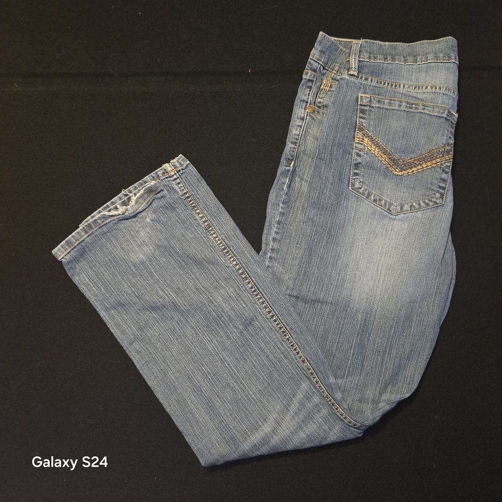 Cody‎ James Mens Jeans Size 33W x 34L Light Wash Bootcut Denim Pants